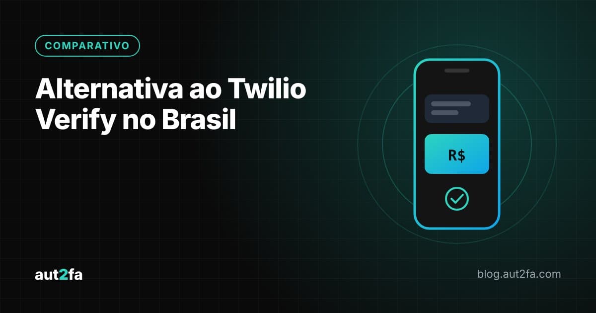 Comparativo entre aut2fa e Twilio Verify para envio de códigos de verificação