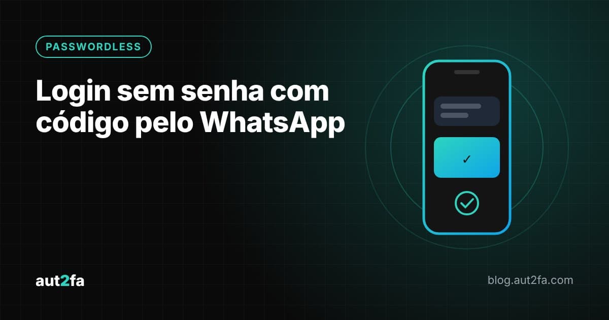 Tela de login sem senha pedindo apenas o número de WhatsApp do usuário